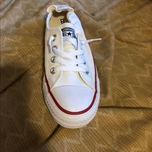 White slip on converse women’s size 7